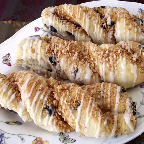 Blueberry Cheesecake Twists