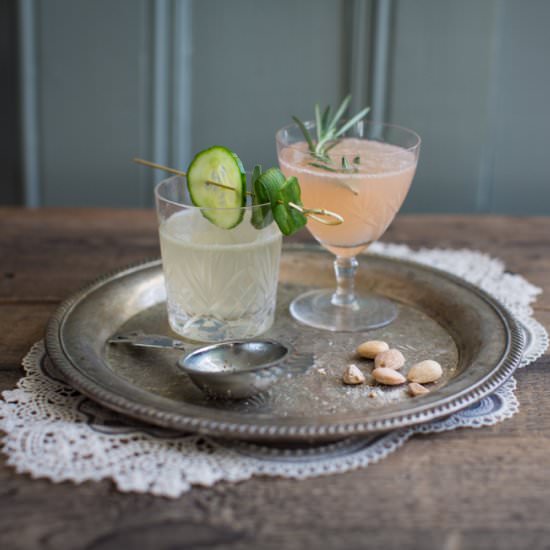 Grapefruit Gin & Tonic and Cucumber