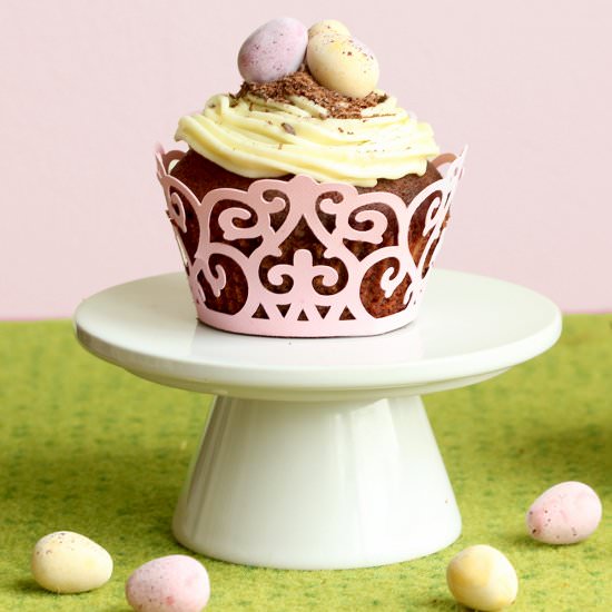 Double Chocolate Eggs Cupcakes