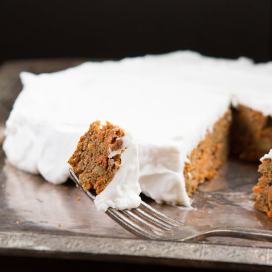 No Grains! Classic Carrot Cake