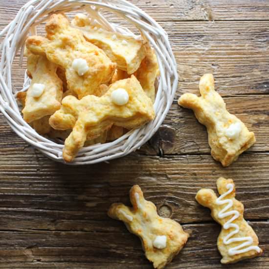 Carrot Shortbread Cookies