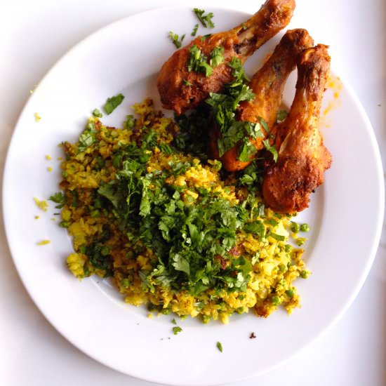 Matar Pulao Cauliflower Rice