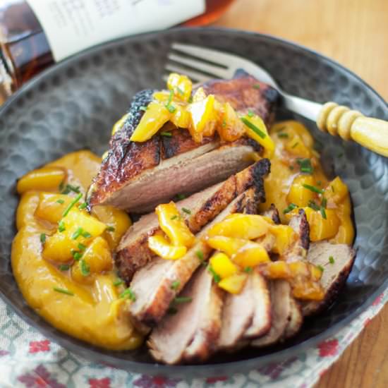 Duck Breast with Mango