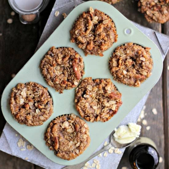 Date Coffee Cake Yogurt Muffins