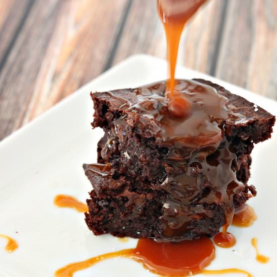Easy Caramel Brownies