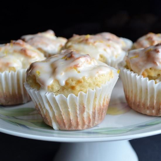 Lemony Greek Yogurt Muffins