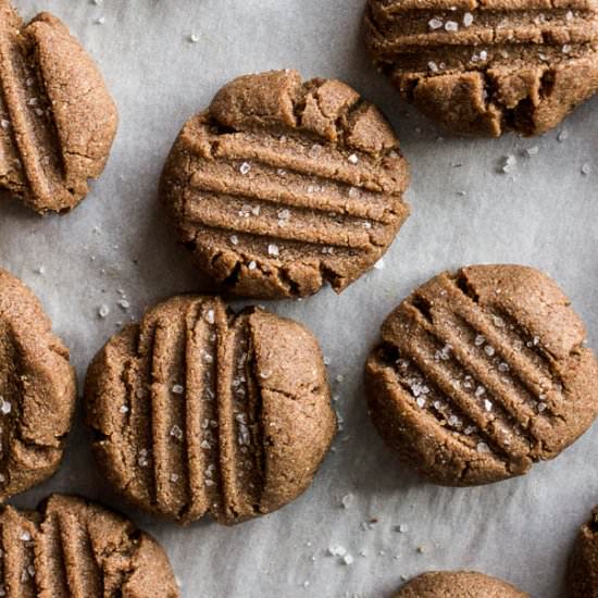Teff Almond Butter Cookies