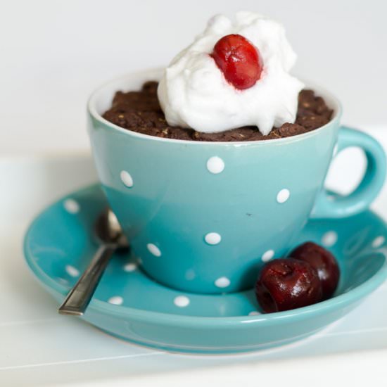 Schwarzwälder Kirsch mug cake