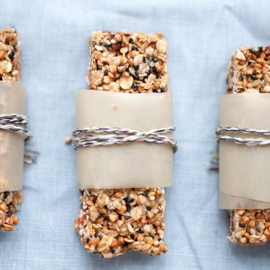 No-bake granola bars