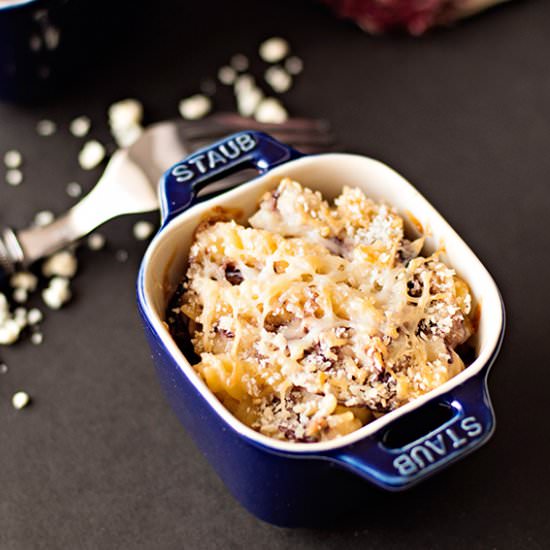 Baked Pasta with Radicchio