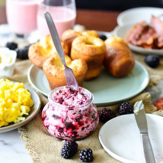 Popovers & Blackberry Butter