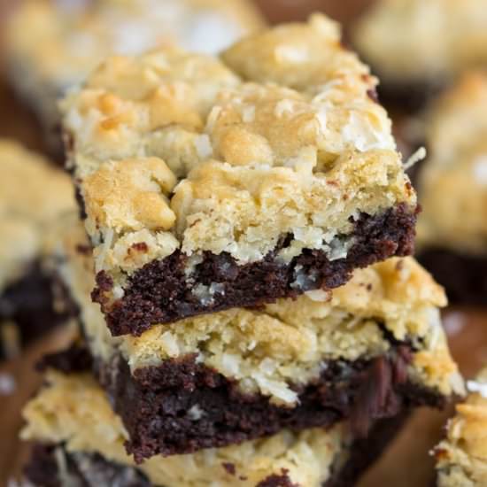 Coconut Brookies