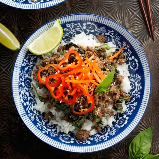 Quick & Easy Thai Basil Beef