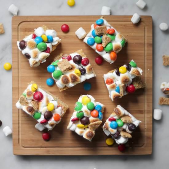 Double-Crust S’mores Krispies Bars