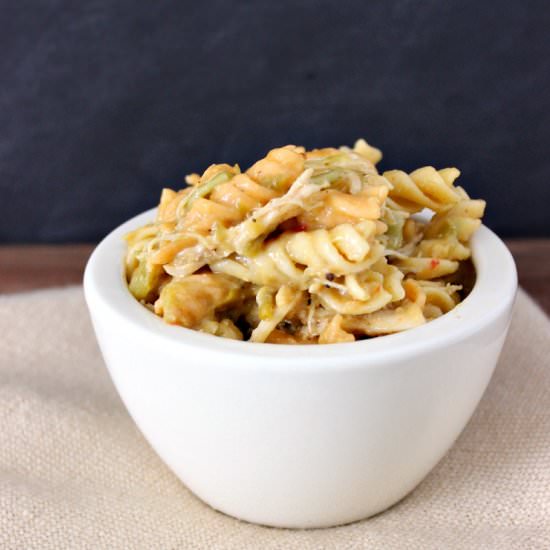 Easy One Pot Jalapeno Nacho Pasta