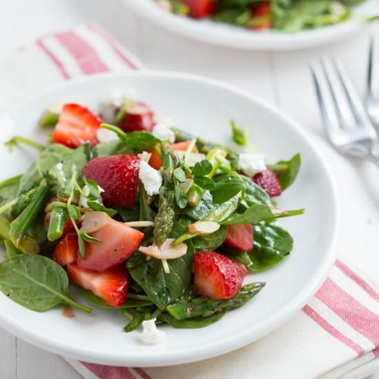 Strawberry Asparagus Salad