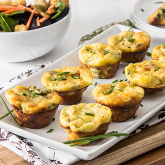 Spinach Artichoke Mini Frittatas