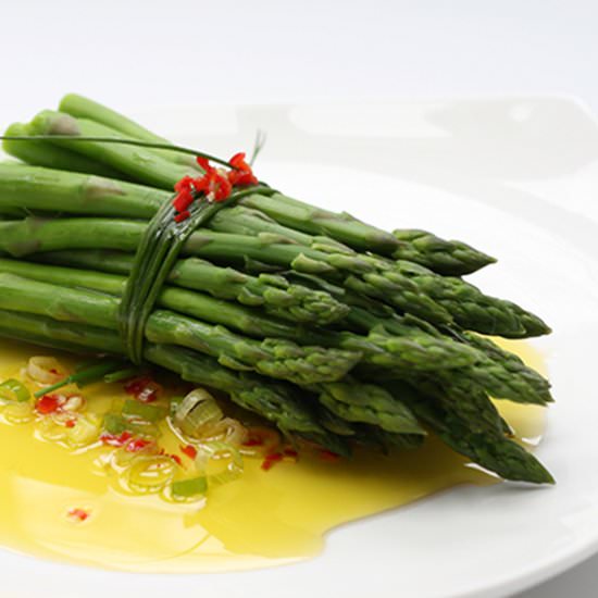 Asparagus with Chili Vinaigrette