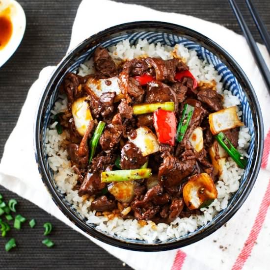 Stir Fried Black Pepper Venison