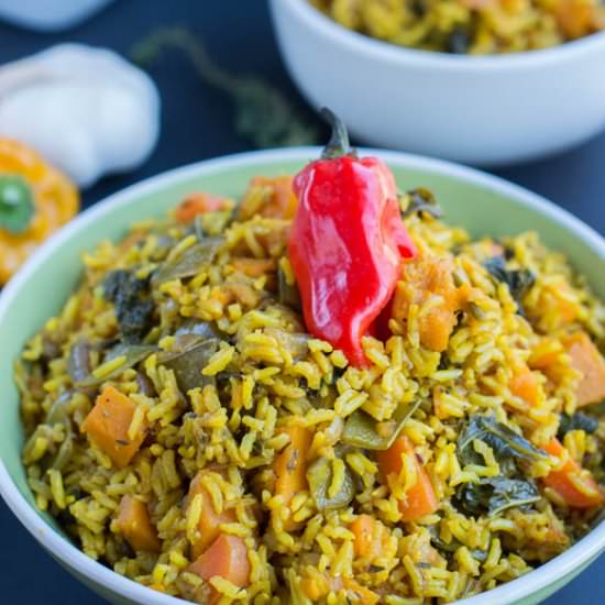 Pumpkin and Turmeric Rice