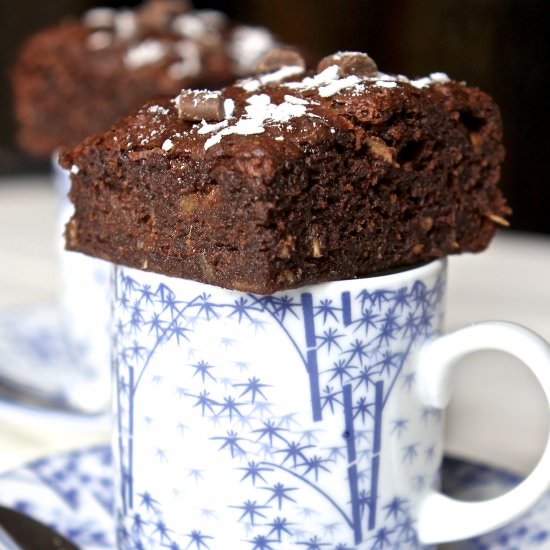 Chocolate-Banana-Coconut-Brownie GF