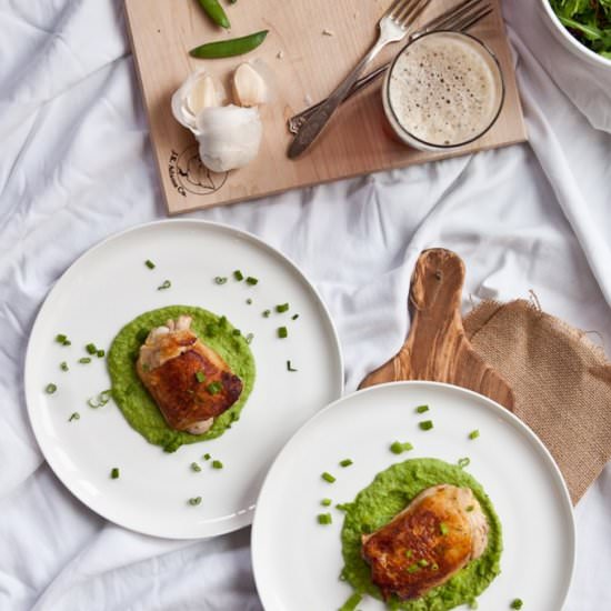 Crispiest Beer Brined Chicken Thigh