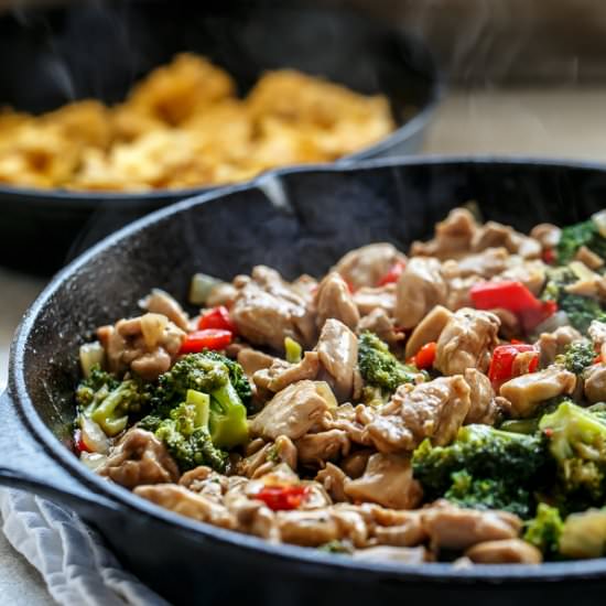 Simple Hoisin Chicken and Broccoli