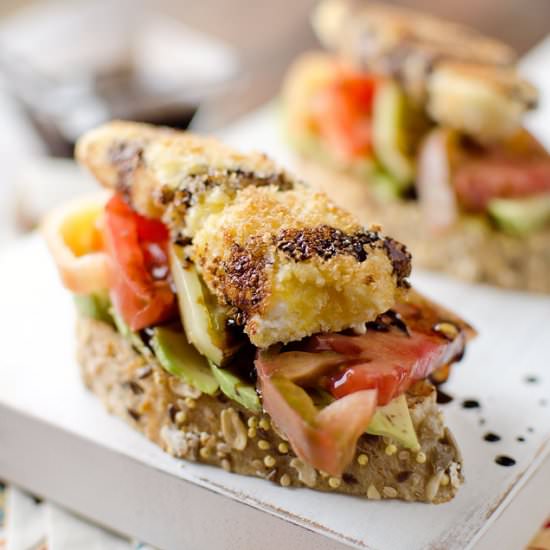 Fried Goat Cheese & Heirloom Tomato
