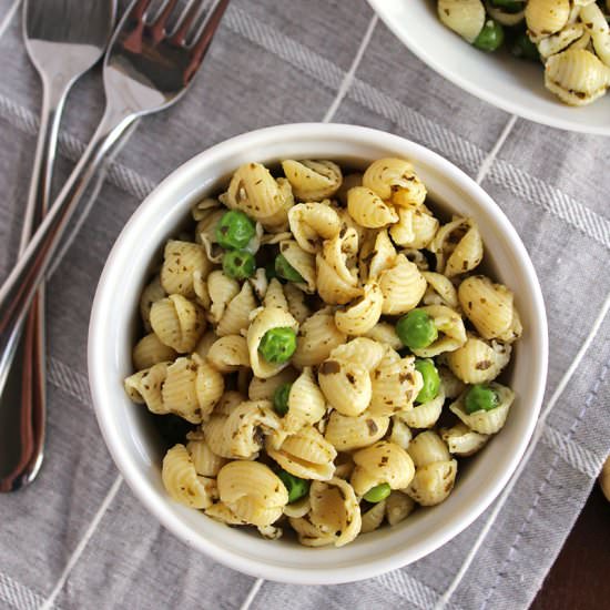 Peas & Shells Pesto Pasta Salad