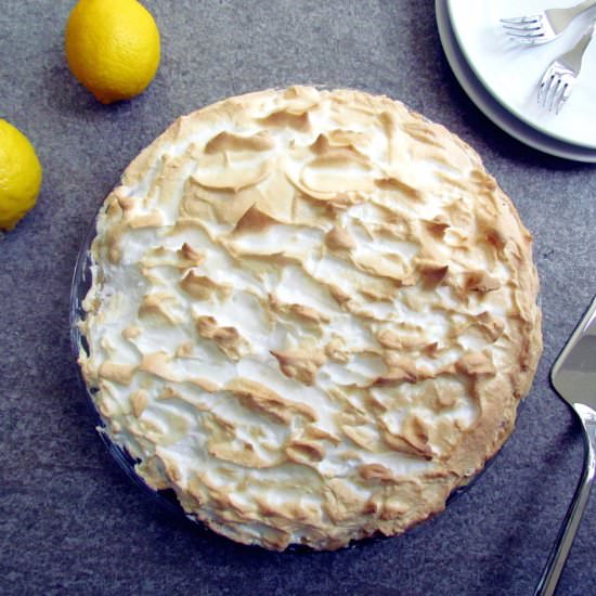 Dairy-free lemon meringue pie