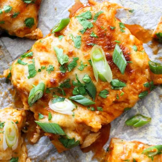 Hot and Honey Buffalo Chicken Pizza