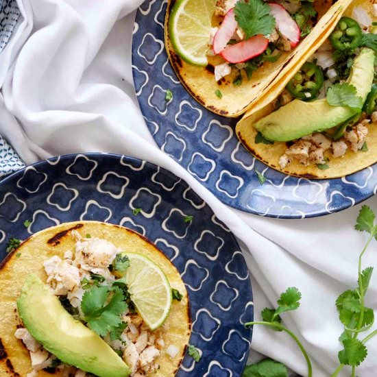 Cilantro Lime Chicken Tacos