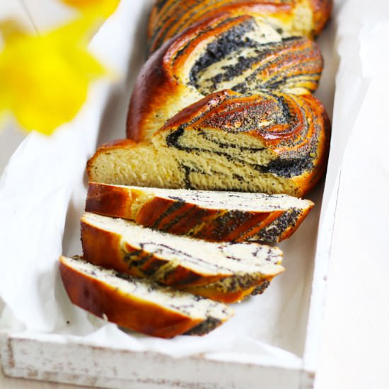 Poppy Seed Braided Loaf