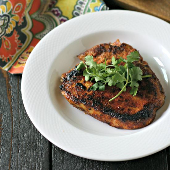 Taco Seasoned Pork Chops