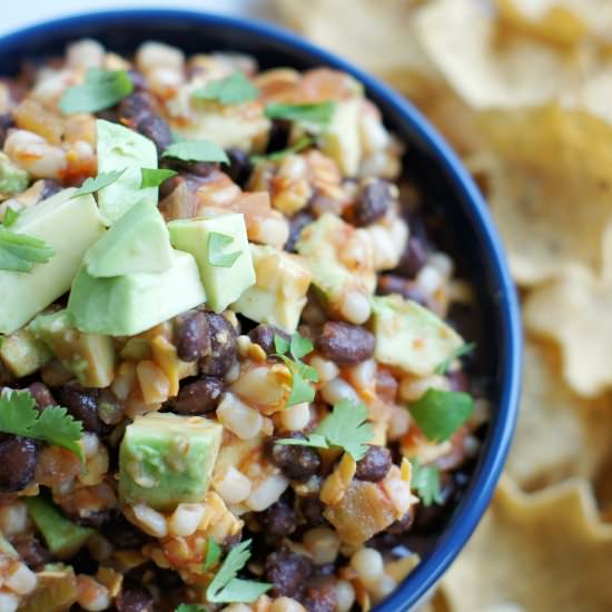 Quick & Simple Black Bean Salsa
