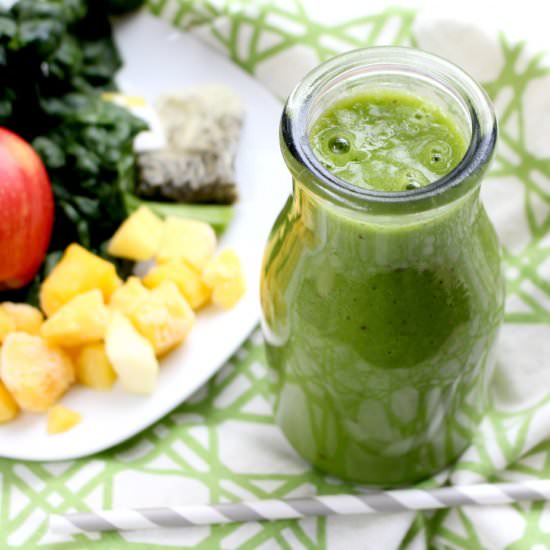 Green Tea Mango Smoothie
