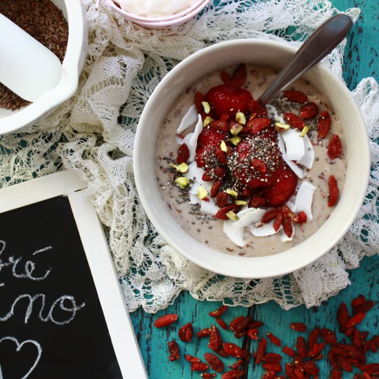 Flaxseeds Porridge (Vegan)