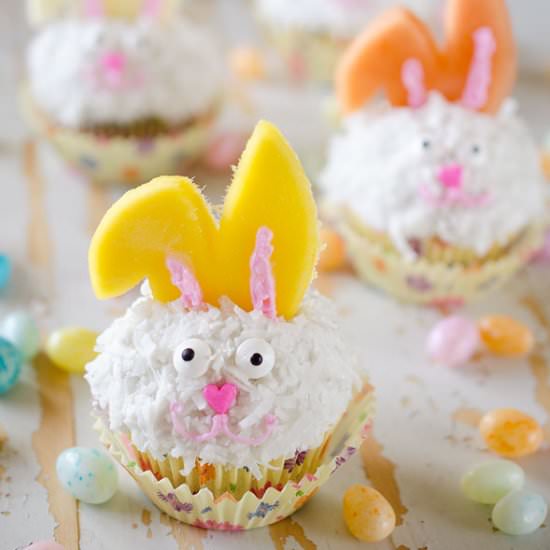 Light Coconut Cream Cupcakes