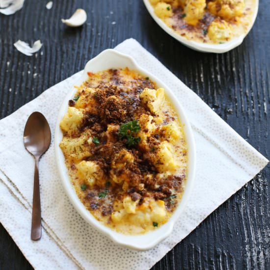 Cheesy Baked Cauliflower