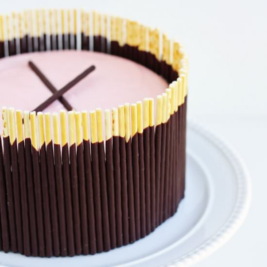 Chocolate Pocky Cake