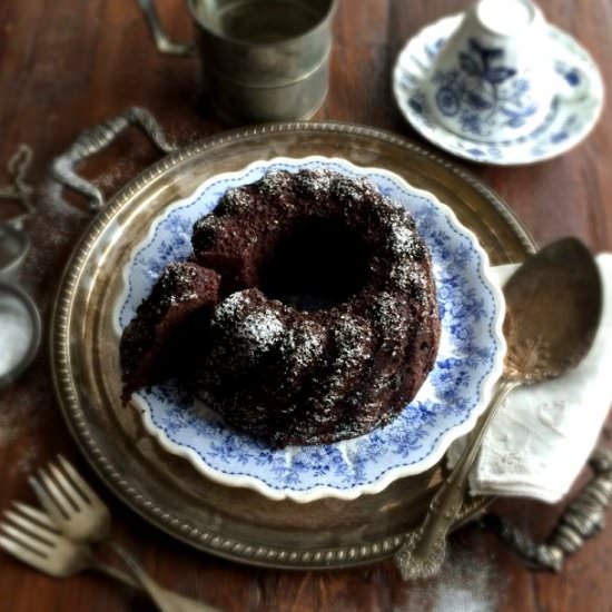 Chocolate Grand Marnier Bundt Cake