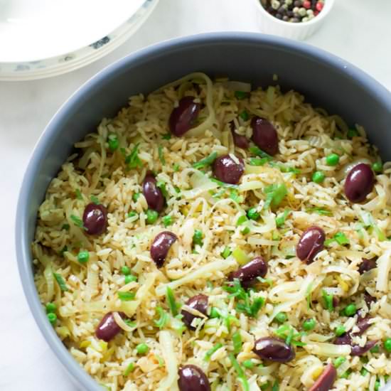 Leek Kalamata Rice