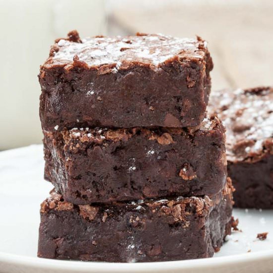 Chewy fudgy brownies