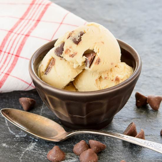 Peanut Butter Choc Chip Ice Cream