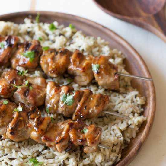 Maple Dijon Glazed Chicken