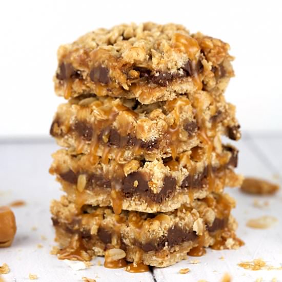 Coconut Caramel Chocolate Bars
