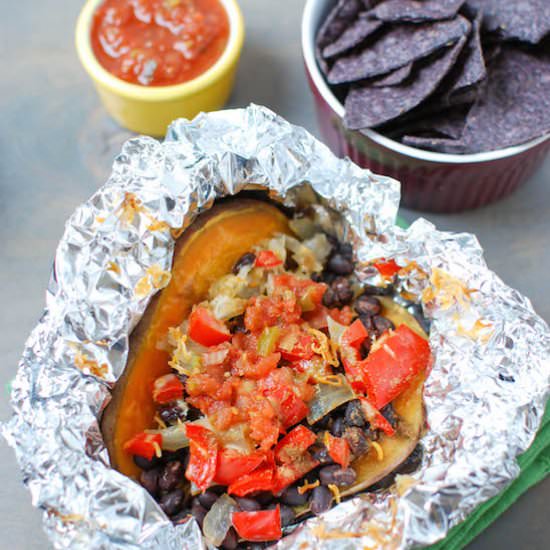 Slow Cooker Loaded Sweet Potatoes