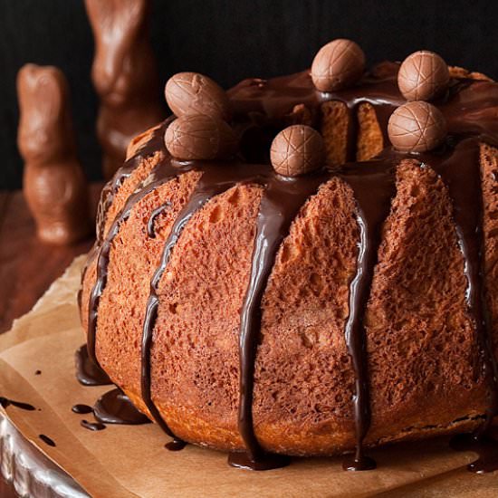 Chocolate Bundt Cake with Nutella