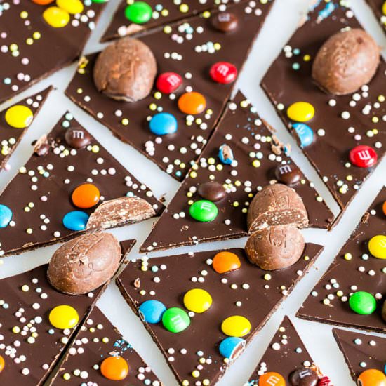 Easter Candy Chocolate Bark
