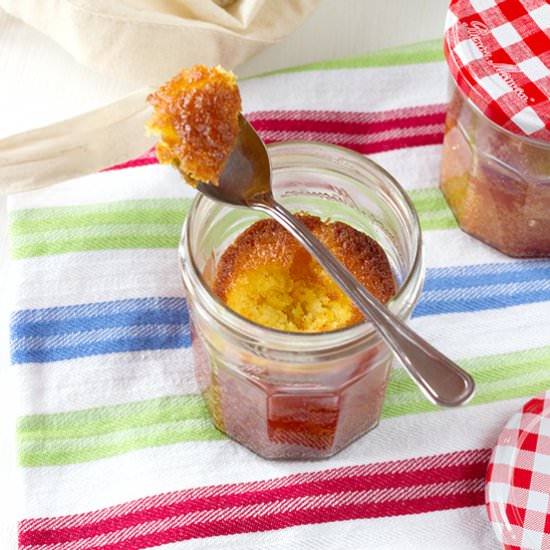 French Orange Cake in Jar